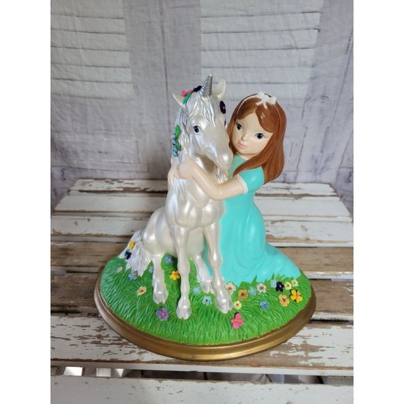 Ceramic unicorn girl bedroom decor horse home nursery - Picture 1 of 8